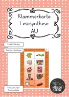 Vorschau - Fördermaterial/Inklusion - Klammerkartenpaket AU, EI, EU - Seite 1