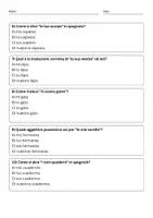 anteprima - Quiz - Quiz: gli aggettivi possessivi in spagnolo - Pagina 2