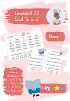 Vorschau - Arbeitsblätter - Leseblatt - Ä, Ö, Ü - 1. Klasse - Deckblatt