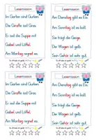 Vorschau - Arbeitsblätter - Leseblatt - G - 1. Klasse - Seite 2