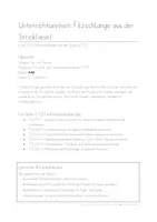 Vorschau - Mal- und Bastelvorlagen - Stricklisel-Schlange - Filzen - Neu - Seite 2