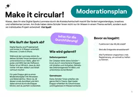 Vorschau - Stundenentwürfe - Digital Sparks "Make it circular" - projektbasierte Lernreise - Seite 3