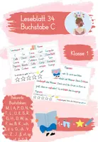 Vorschau - Arbeitsblätter - Leseblatt - C - Klasse 1 - Deckblatt