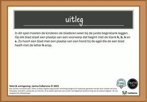 Voorbeeld - Bladeren sorteren - beginklank (herfst) - Pagina 2