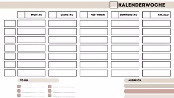 Vorschau - Anderer Materialtyp - Wochenplaner für Goodnotes - Deckblatt