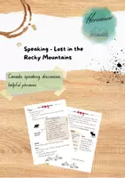 Vorschau - Arbeitsblätter - Speaking - Lost in the Rocky Mountains - Deckblatt