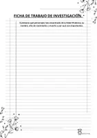 Vista previa - Hojas de trabajo - FICHA DE TRABAJO DE INVESTIGACIÓN 5º EDUCACIÓN PRIMARIA - página 1