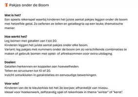Voorbeeld - Pakjes onder de boom - Pagina 1