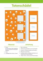 Vorschau - Mal- und Bastelvorlagen - Halloween: Foto-Lesezeichen - 4 bunte Halloweenmotive basteln - Seite 3