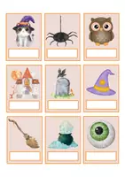 Vista previa - Tarjetas / Manipulativos - PACK FLASHCARDS HALLOWEEN - página 3