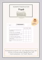 Vorschau - Anderer Materialtyp - Note Begleiten mit Instrumenten_Musik, Orff-Instrumente - Deckblatt