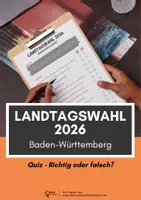 Vorschau - Arbeitsblätter - Quiz - Landtagswahl Baden-Württemberg 2026 - Deckblatt