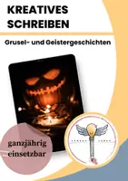 Vorschau - Stundenentwürfe - Kreatives Schreiben in der Mittelstufe: Gruselgeschichten - Deckblatt
