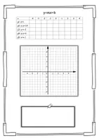 Vorschau - Arbeitsblätter - y=mx+b - Deckblatt