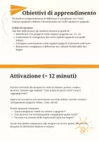 anteprima - Piani di lezione - Coniugazione dei verbi regolari spagnoli a confronto con l'italiano - Pagina 1