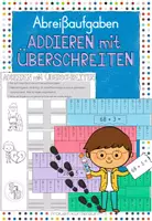 Vorschau - Arbeitsblätter - Abreißaufgaben - Addieren mit Überschreiten im ZR 100 - Deckblatt