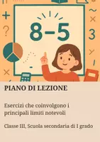 anteprima - Piani di lezione - Esercizi con i principali limiti notevoli - Pagina di copertina
