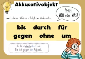 Vorschau - Poster - Akkusativ Regelkarte (Fokus auf Artikel) - Seite 3
