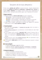 Vista previa - Refuerzo / NEE / Materiales de apoyo - TARGETES - LECTURA DINÀMICA - página 1