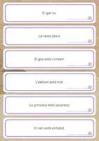 Vista previa - Refuerzo / NEE / Materiales de apoyo - MOSTRA. TARGETES - LECTURA DINÀMICA - página 2