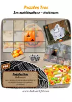 Aperçu - Apprentissages en autonomie - Puzzles Trac - Halloween - Page de couverture