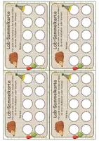Vorschau - Anderer Materialtyp - Lob Sammelkarte Igel - Seite 2