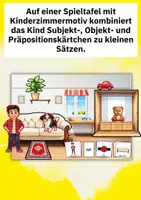 Vorschau - Arbeitsblätter - Präpositionen Legespiel – Spielerisch Deutsch lernen & Sprachentwicklung im Kindergarten fördern - Seite 2