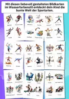 Vorschau - Poster - Materialpaket Bewegung & Sport: 188 Bildkarten + Lernposter für Unterricht, Sprachförderung & Bewegungspausen - Seite 2