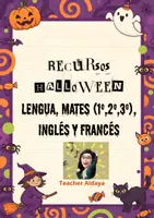 Vista previa - Hojas de trabajo - Recursos Halloween 2025 - Portada