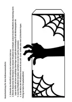 Vorschau - Mal- und Bastelvorlagen - Halloween Windlichter - Seite 1