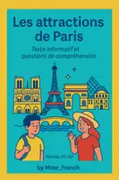 Vorschau - Arbeitsblätter - Attractions von Paris Text und Leseverstehen - Deckblatt