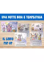 anteprima - Materiale interattivo - 📖✨ "Una notte buia e tempestosa" – Pop-up libro da leggere e colorare - Pagina di copertina