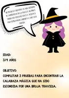 Vista previa - Juegos / Gamificación - Infantil 3 y 4 años BREAKOUT HALLOWEEN - página 1