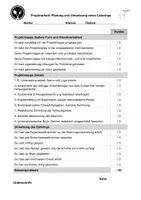 Vorschau - Arbeitsblätter - Projekt: Planung Catering - inklusive Bewertungsbogen+Rezepte - Deckblatt
