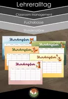 Vorschau - Anderer Materialtyp - Fuchsklasse: Stundenplan - Deckblatt