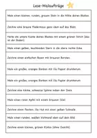 Vorschau - Fördermaterial/Inklusion - Lese-Mal Aufträge - Halloween: Satzformat - Seite 2