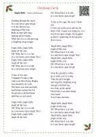 Vorschau - Arbeitsblätter - Christmas Carols Lückentexte | LRS-freundlich - Seite 1