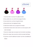 Vorschau - Arbeitsblätter - Logical Huhn 1.-4. Klasse & Bastelanleitung - Seite 1