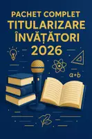 previzualizare - Pachet Complet Titularizare Învățători 2026 - Pagina de copertă