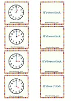Vorschau - Arbeitsblätter - Materialpaket - What time is it? - Volle Stunde - Seite 3