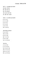 Vorschau - Aufgabenkarten - Mathe Übungen 1 - Seite 1