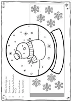 Vorschau - Mal- und Bastelvorlagen - Windlicht Schneekugel Winter Weihnachten Weihnachtsgeschenk - Seite 3