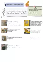 Vorschau - Arbeitsblätter - Hochdruck: Drucken mit Stempeln - Seite 1