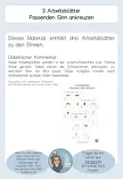 Vorschau - Arbeitsblätter - Zu welchem Sinn passt das 3 Arbeitsblätter - Seite 1