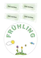 Vorschau - Stationenlernen - Frühblüher/Frühling - Glücksrad - Seite 3