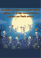 Vista previa - Tarjetas / Manipulativos - Cuento de Halloween rimado para 1.º ciclo. - página 1