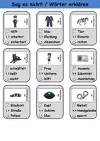 Vorschau - Arbeitsblätter - Sag es nicht: Polizei - DaZ/DaF / Deutsch (Spiel) - Seite 1