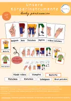 Vorschau - Bildkarten - Unsere Körperinstrumente (Body Percussion) - Deckblatt
