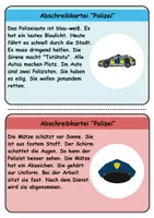 Vorschau - Unterrichtsreihen - Abschreibkartei: Thema Polizei - DaZ/DaF / Deutsch (schreiben • Rechtschreibung) - Seite 2