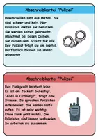Vorschau - Unterrichtsreihen - Abschreibkartei: Thema Polizei - DaZ/DaF / Deutsch (schreiben • Rechtschreibung) - Seite 3